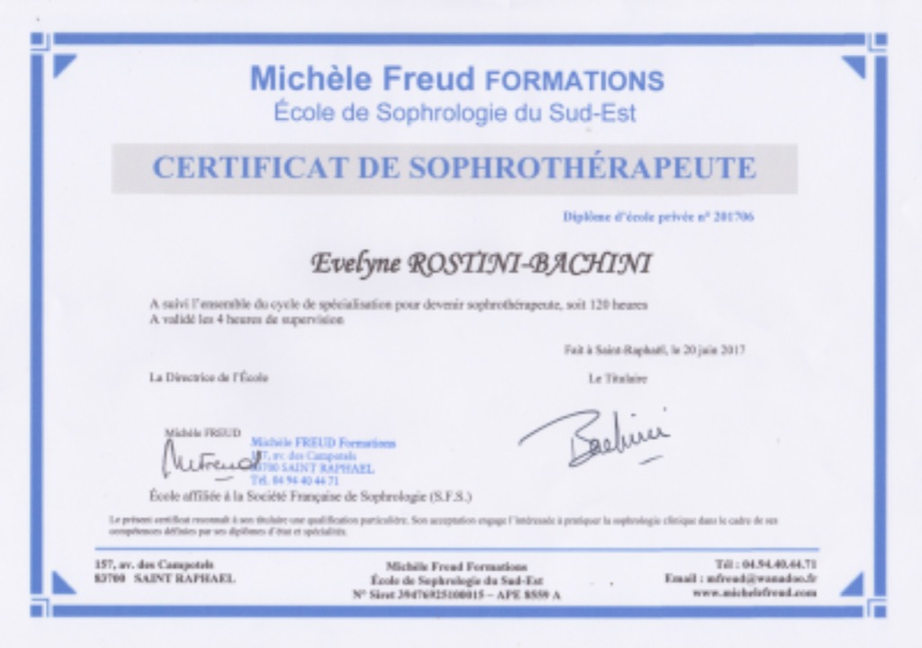 photo portrait BACHINI Evelyne (Rostini)