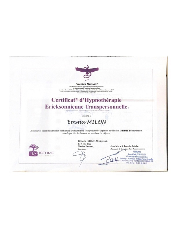 photo activite Emma MILON