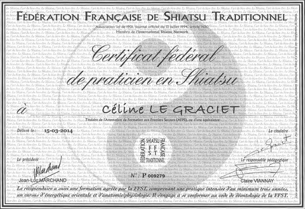 photo diplome Institut HomeZenHome