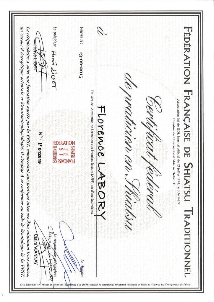 photo diplome LABORY Florence