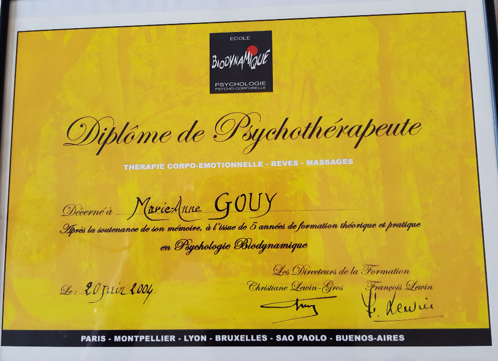 photo diplome Marie-Anne GOUY
