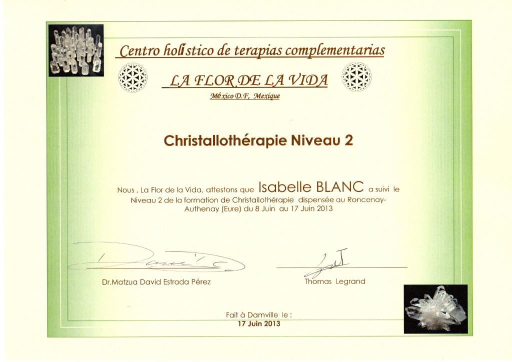 photo diplome BLANC ISABELLE