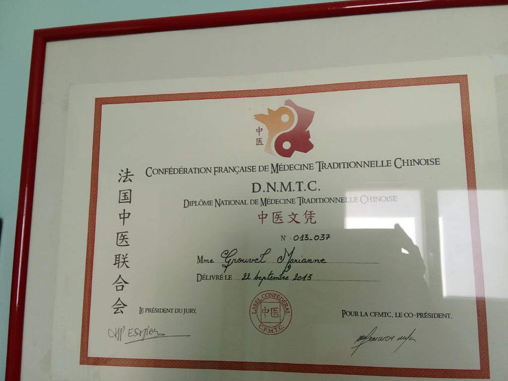 photo diplome GROUVEL MARIANNE