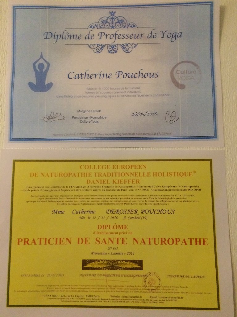 photo diplome Catherine POUCHOUS