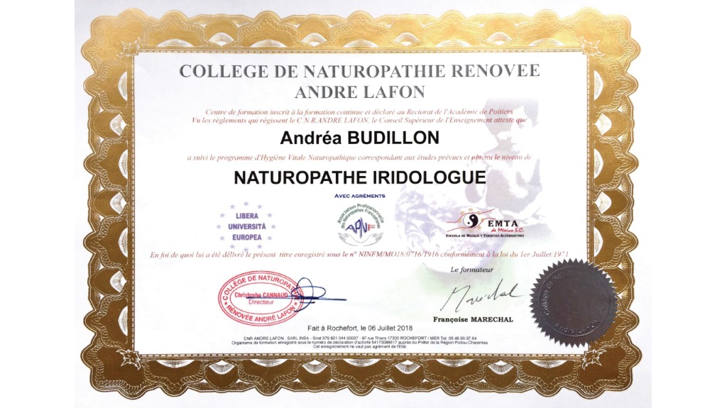 photo diplome Andréa BUDILLON