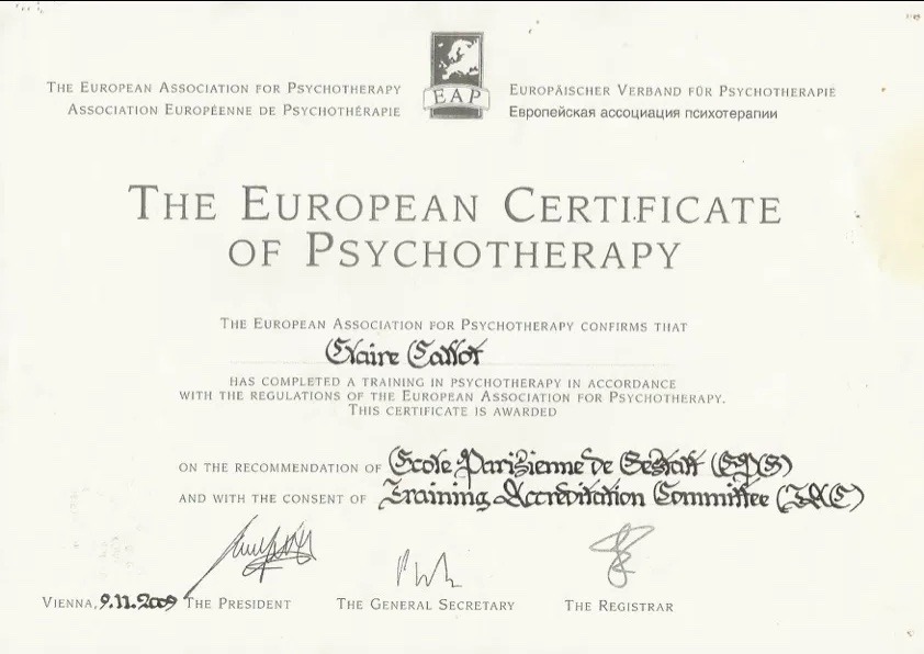 photo diplome Claire CALLOT