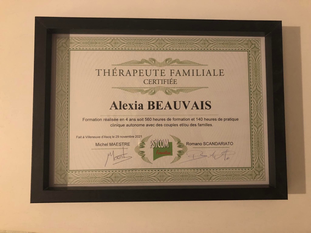 photo diplome Alexia Beauvais