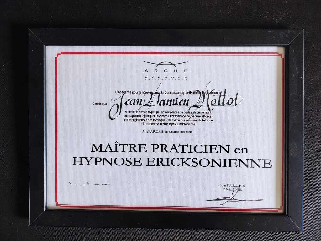 photo diplome Jean-Damien Mottot