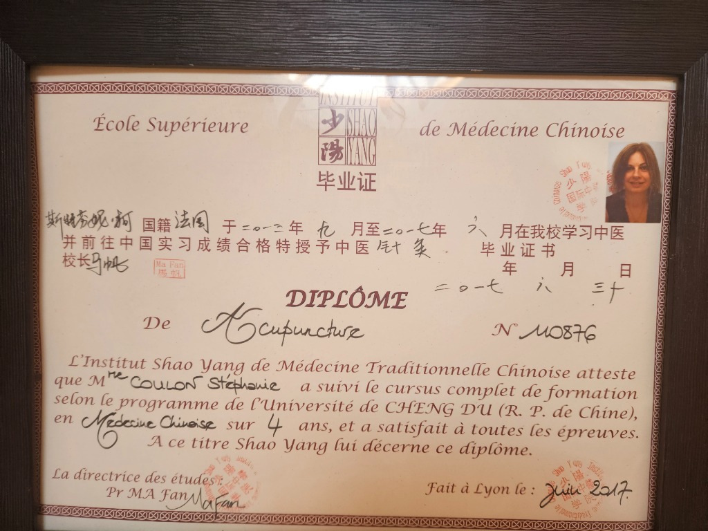 photo diplome Stéphanie COULON