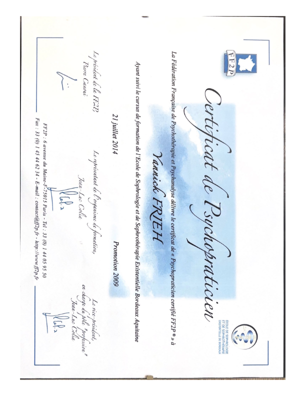 photo diplome FRIEH YANNICK