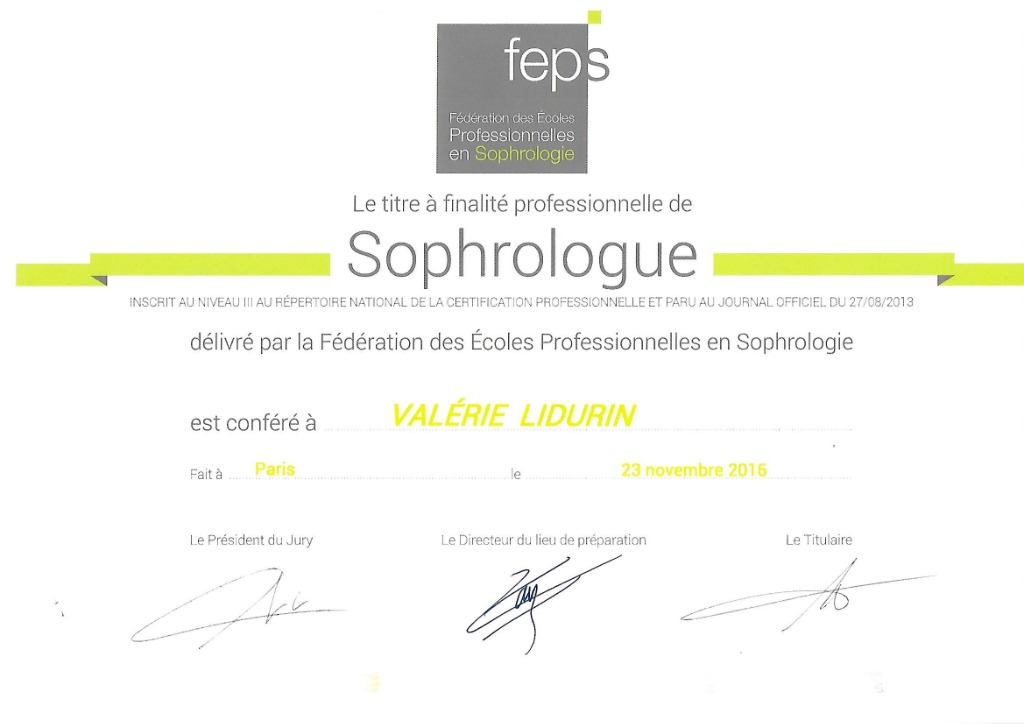 photo diplome VALERIE LIDURIN