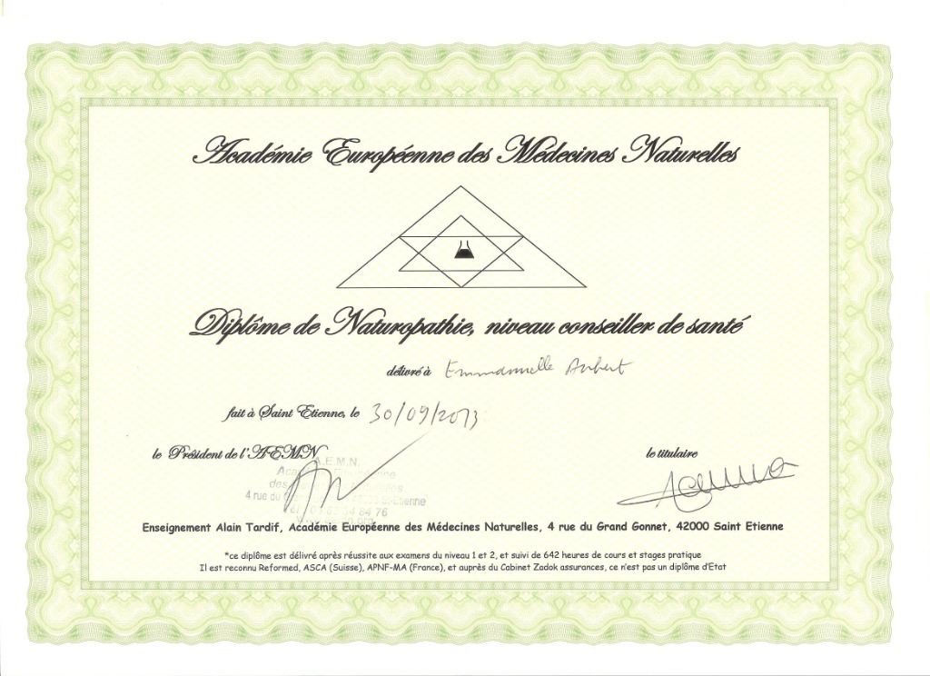 photo diplome PERRIN EMMANUELLE