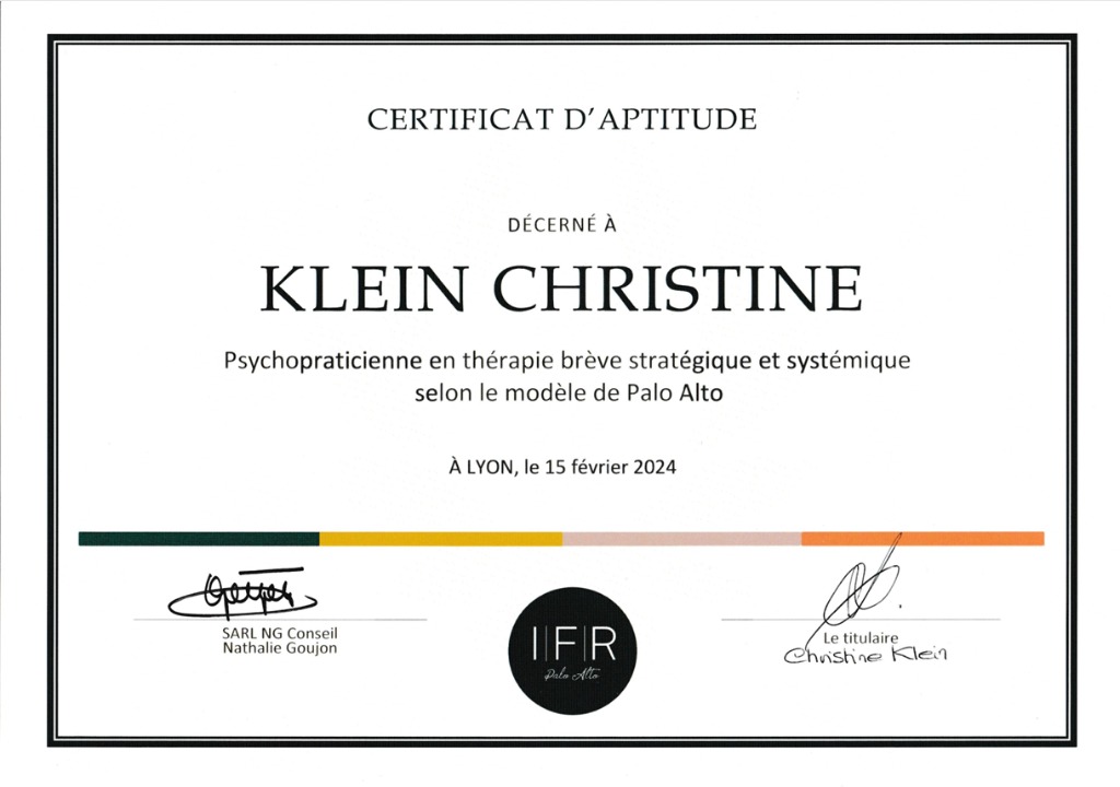 photo activite Christine Klein