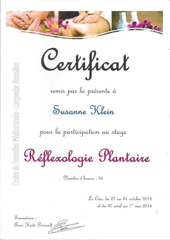 photo diplome Klein Susanne