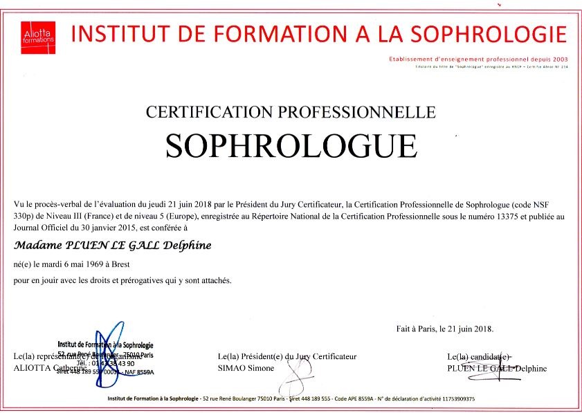 photo diplome Delphine Le Gall