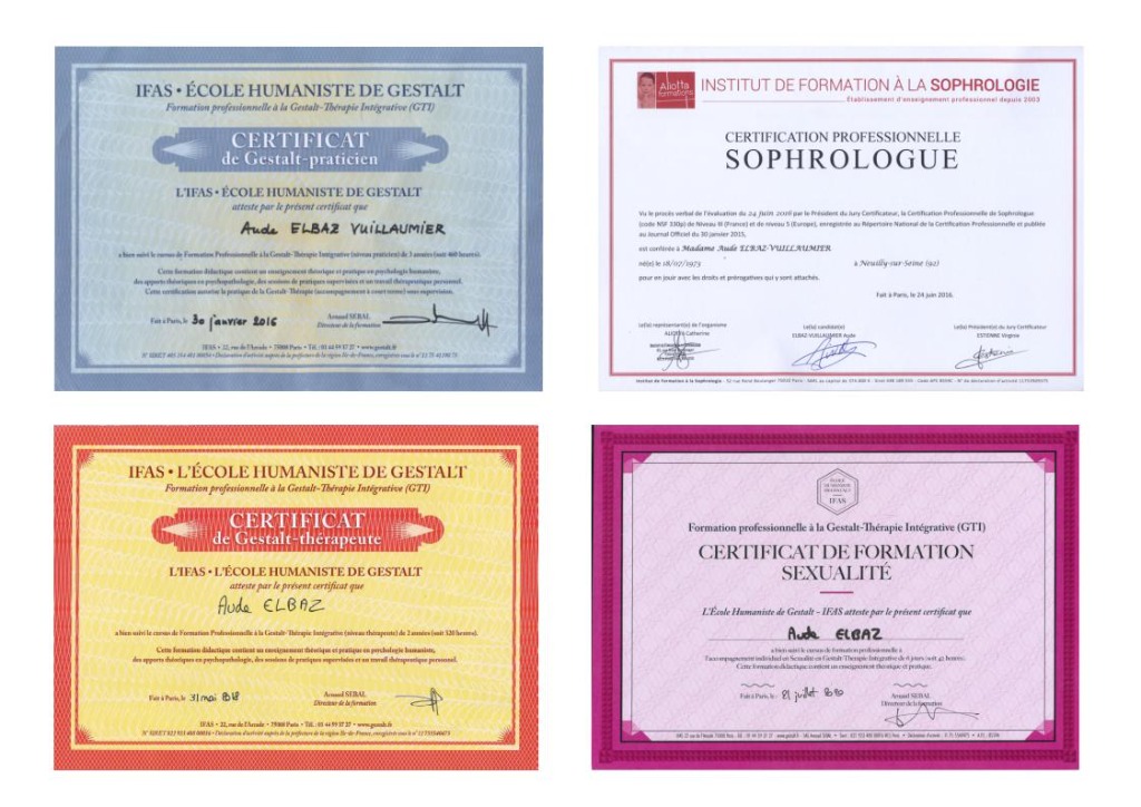 photo diplome Aude ELBAZ