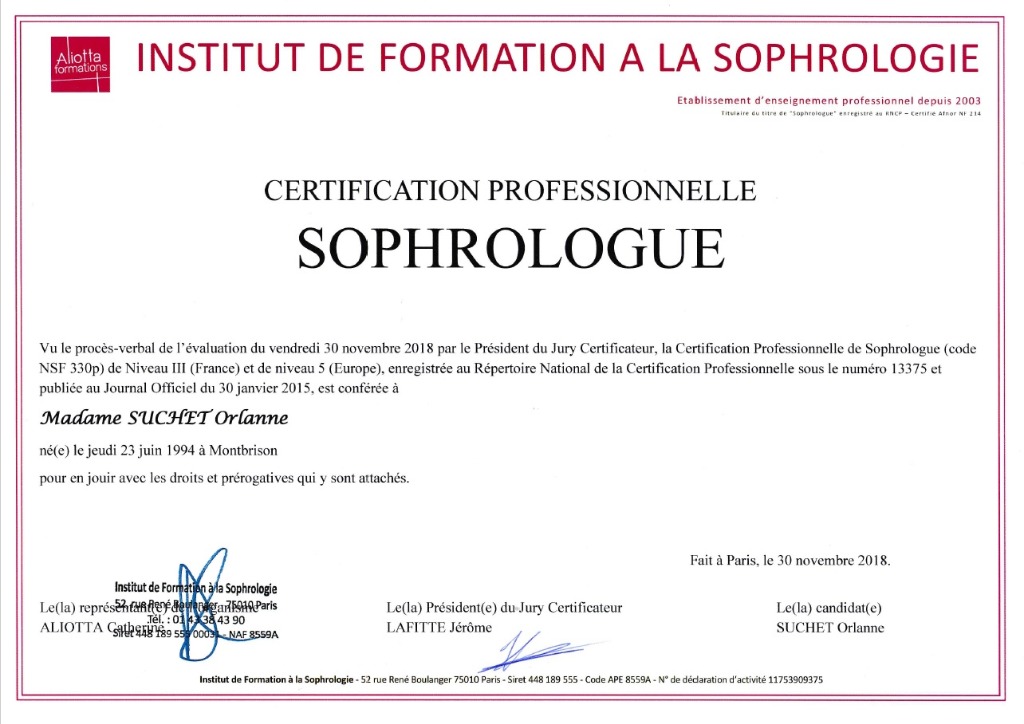 photo diplome orlanne SUCHET 
