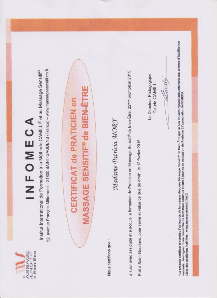 photo diplome Patricia MORY