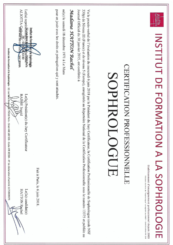 photo diplome HATTON Rachel