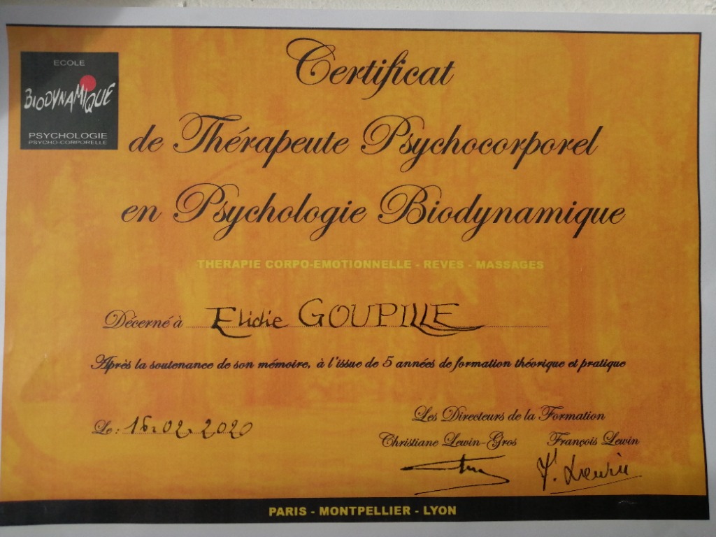 photo diplome Elidie Goupille
