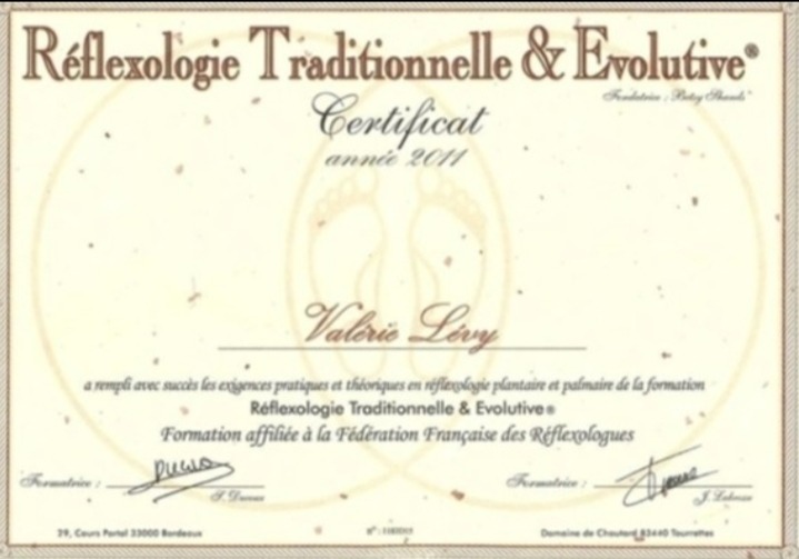 photo diplome Valérie LÉVY