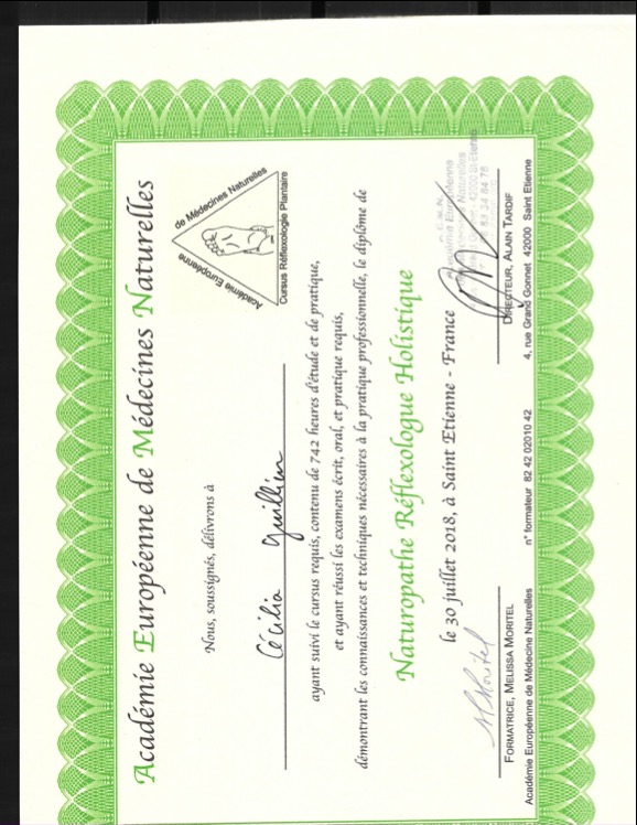 photo diplome Cecilia GUILLIEN