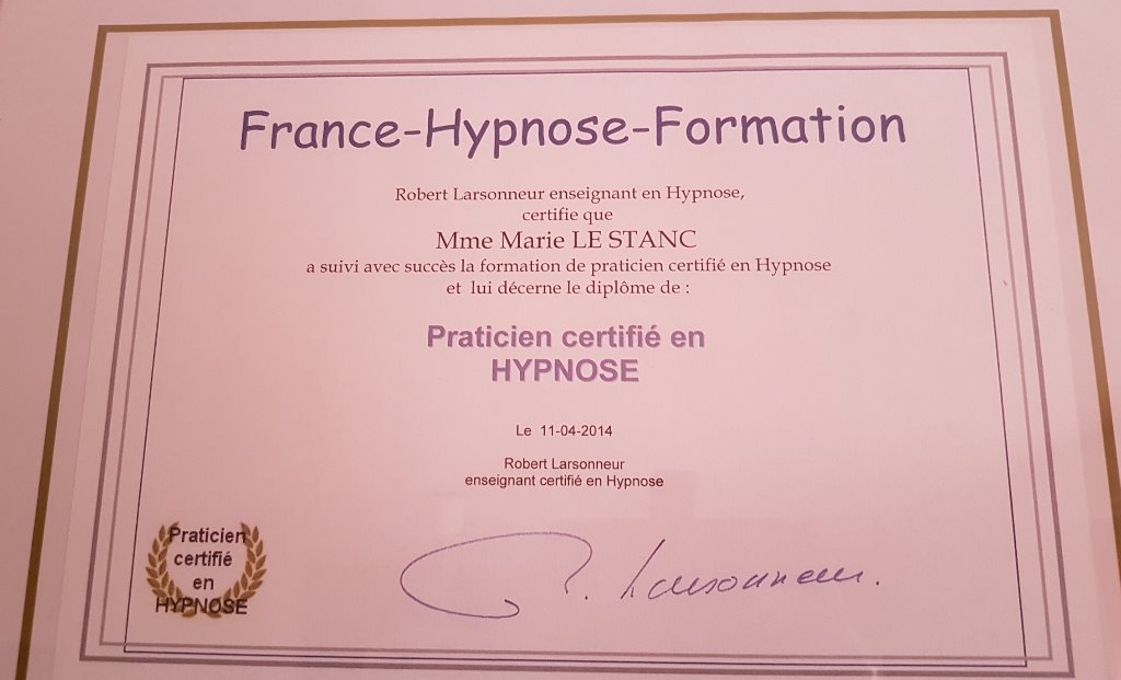 photo diplome Marie Le Stanc