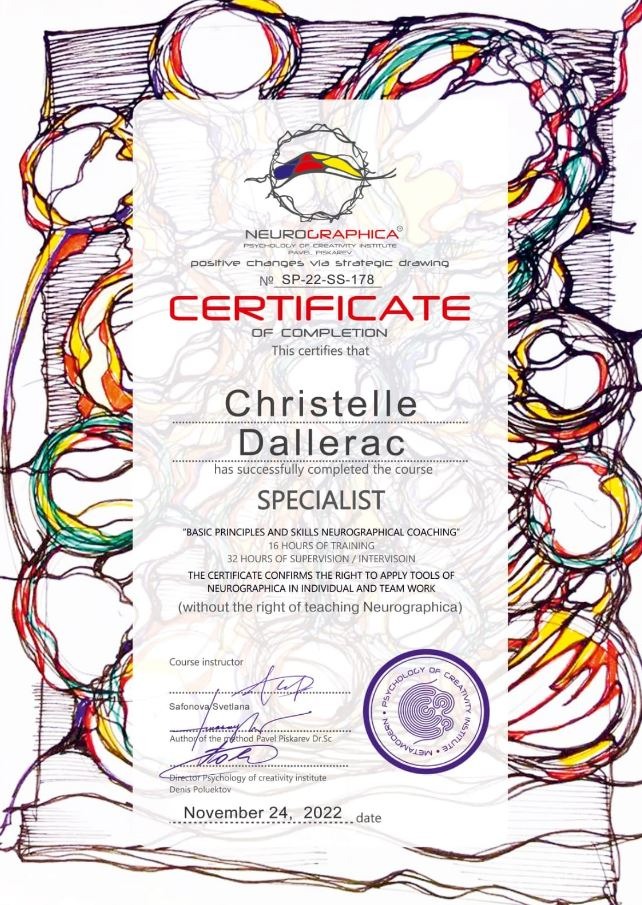 photo diplome Christelle Dallerac