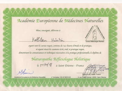 photo diplome Kathleen HERITIER