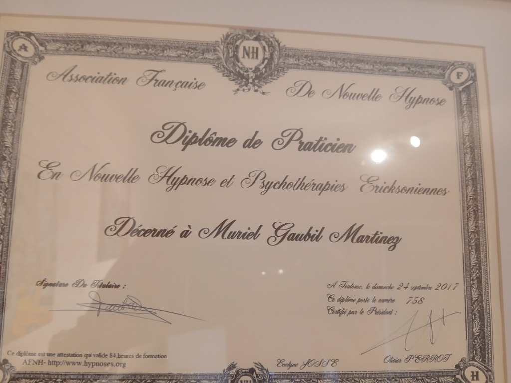 photo diplome MARTINEZ Muriel