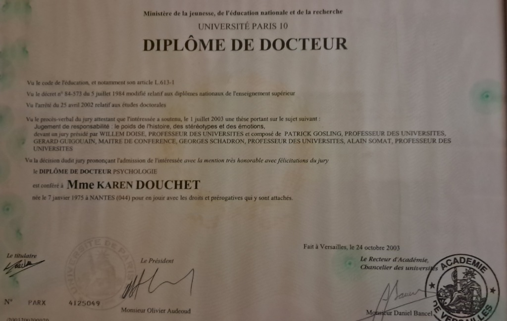 photo diplome DOUCHET-DUPONT Karen