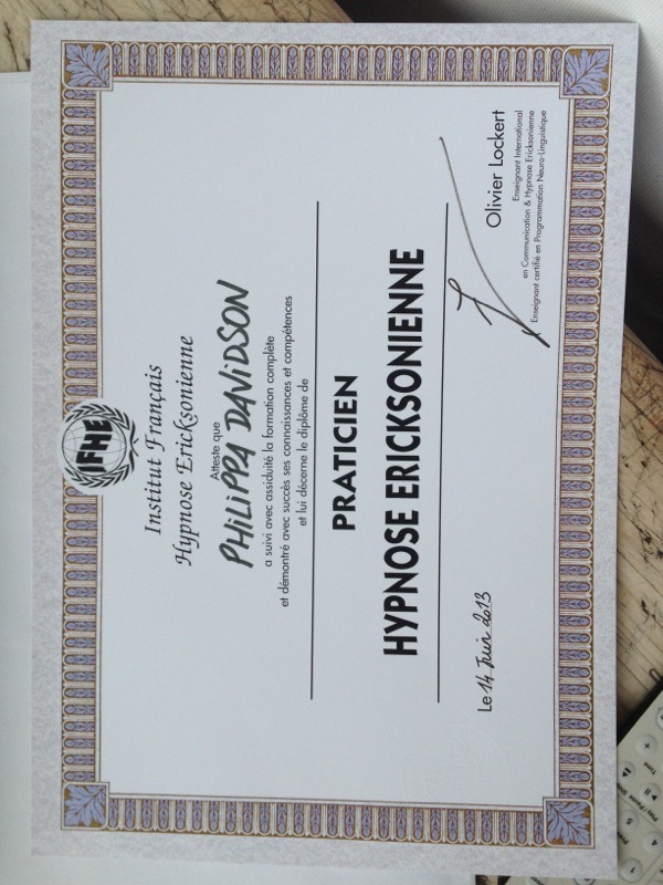 photo diplome DAVIDSON Philippa