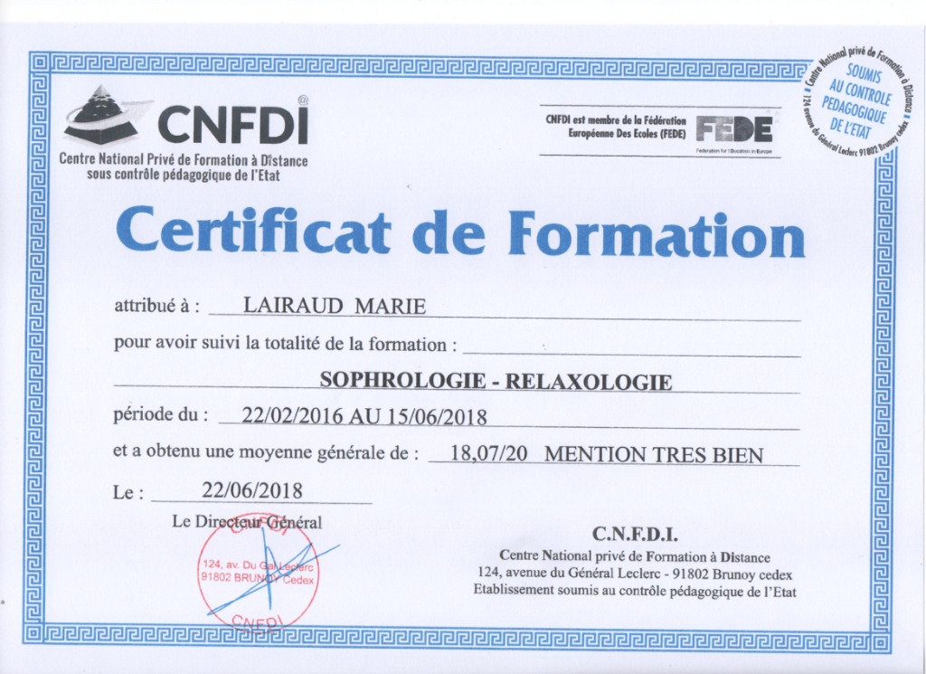 photo diplome Marie Lairaud