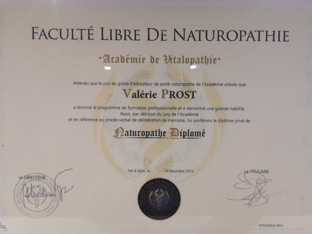 photo diplome Valérie PROST