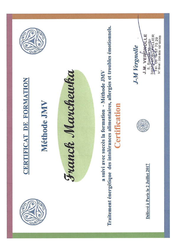 photo diplome Franck Marchewka