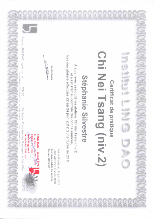 photo diplome Stéphanie SILVESTRE