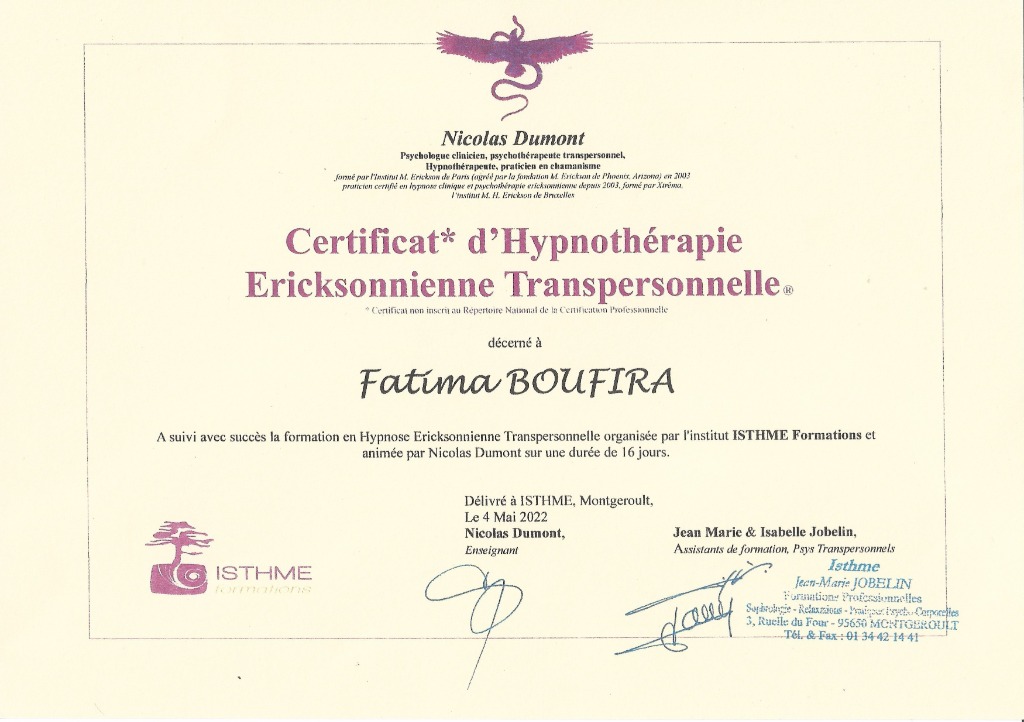 photo activite Fatima Boufira