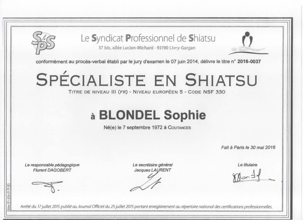 photo diplome BLONDEL Sophie