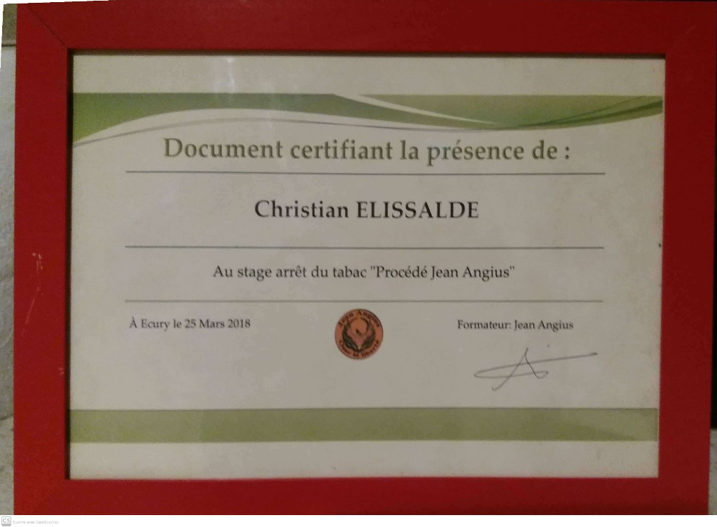 photo diplome Christian Elissalde