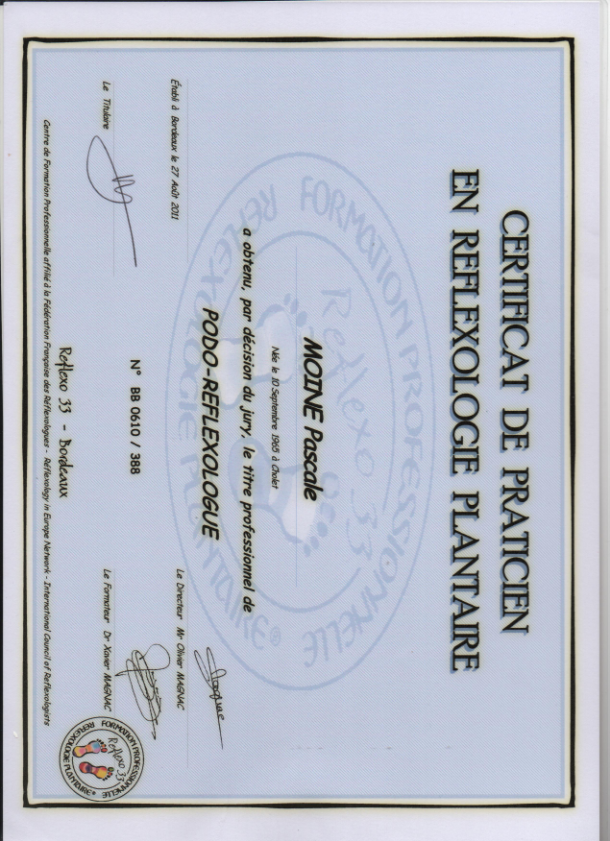photo diplome Moine Pascale