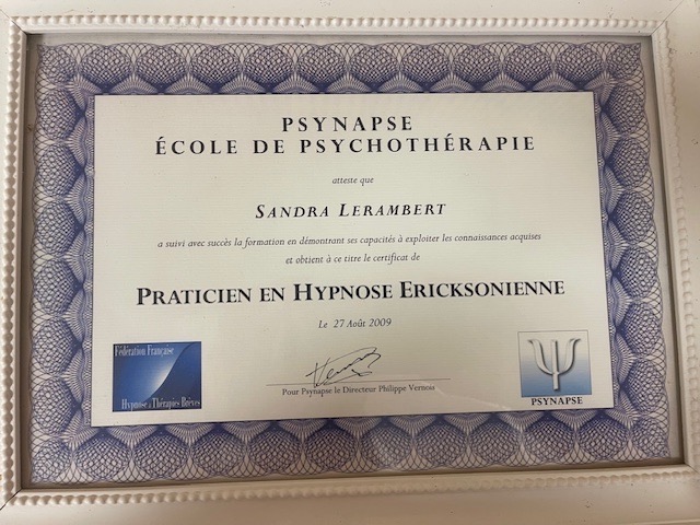 photo diplome Sandra LERAMBERT