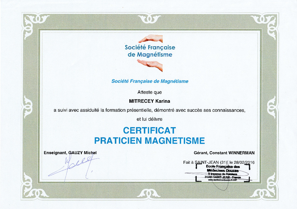 photo activite Karina Mitrecey