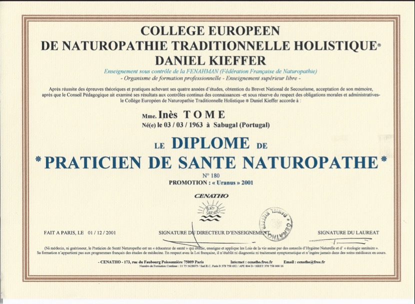 photo diplome Inès Tomé