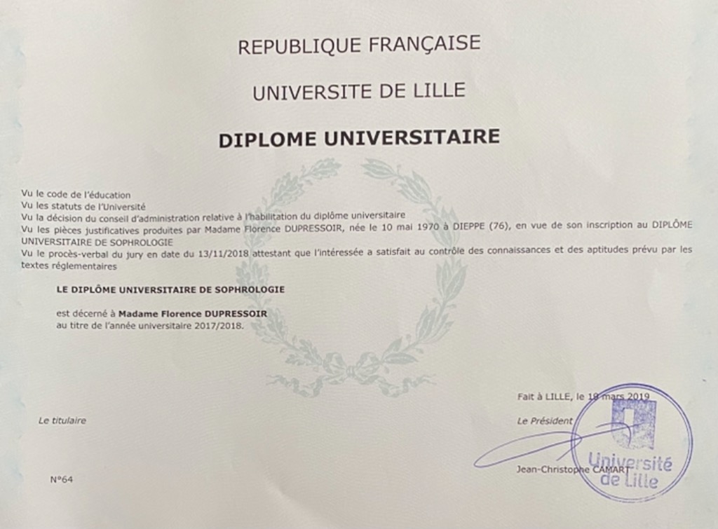 photo diplome Florence MORAND