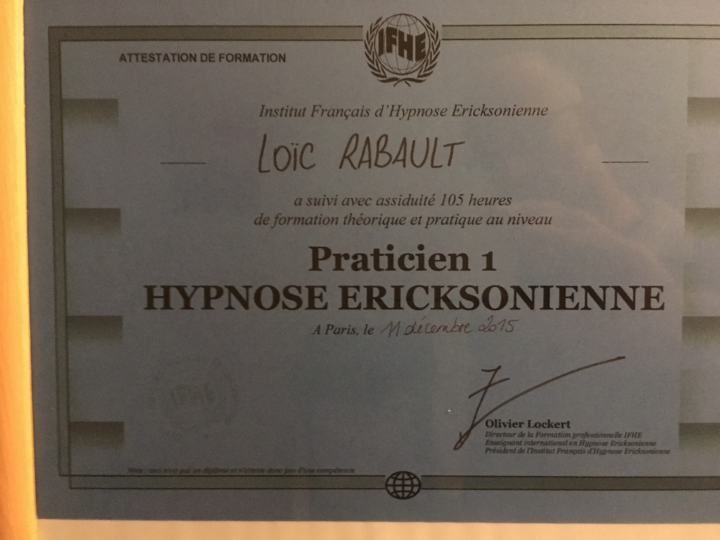 photo diplome Loïc Rabault