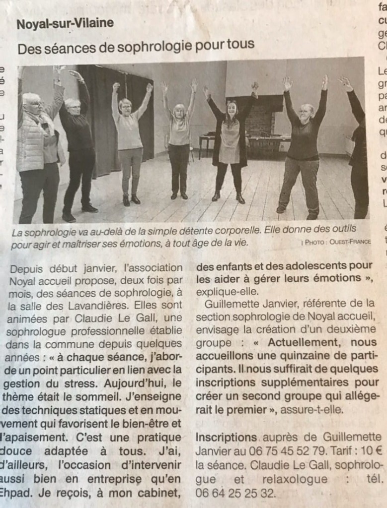 photo activite Claudie LE GALL