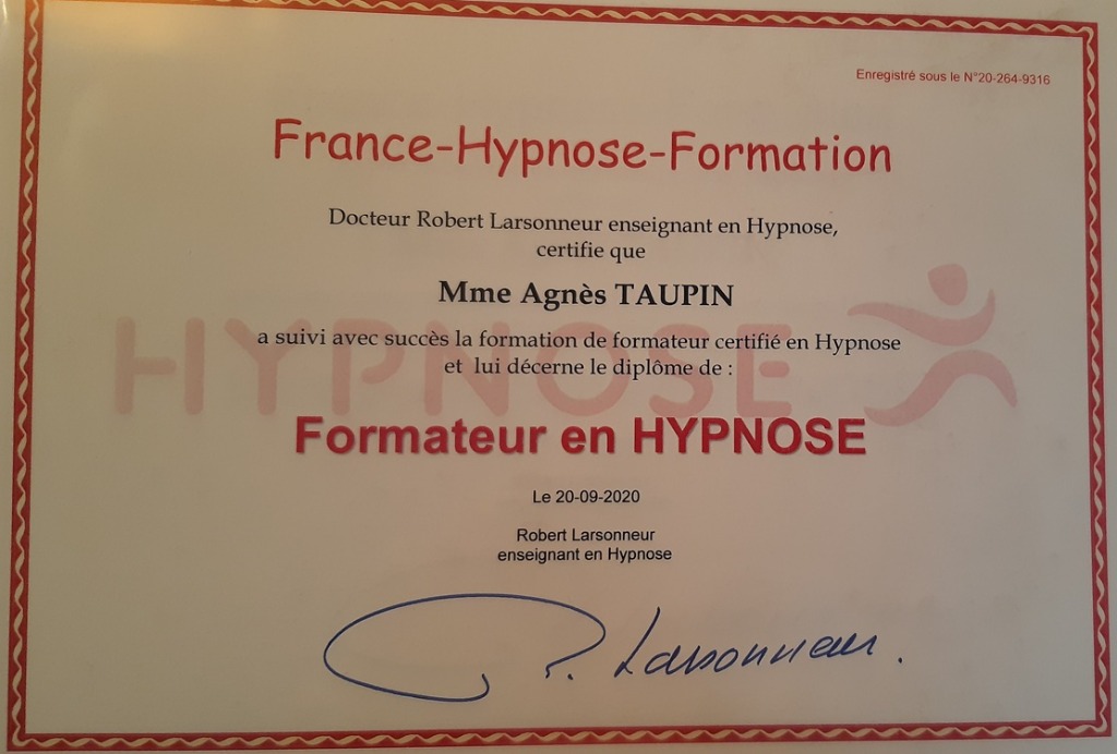 photo diplome Agnes TAUPIN