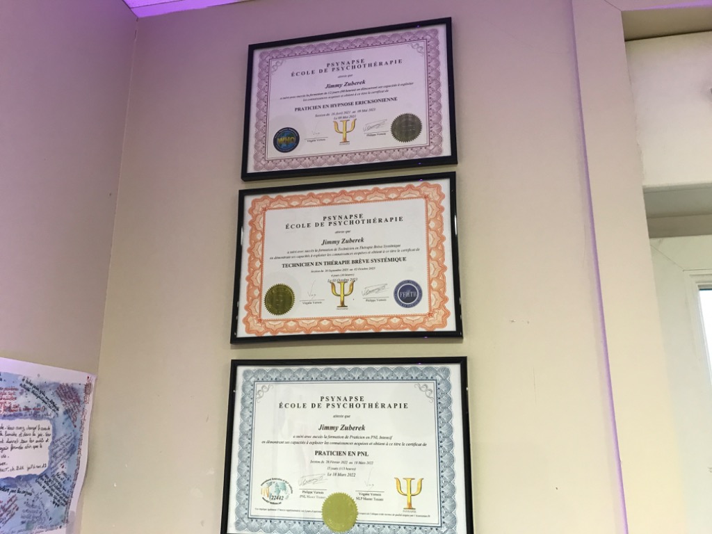 photo diplome SOPHROPALE 