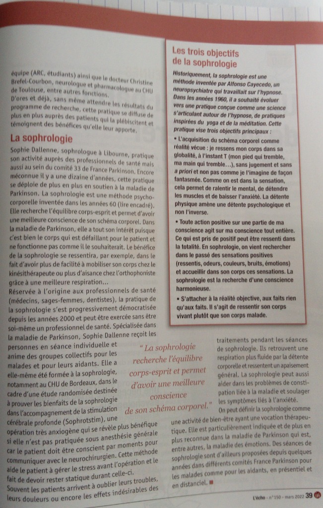 photo activite Sophie DALLENNE