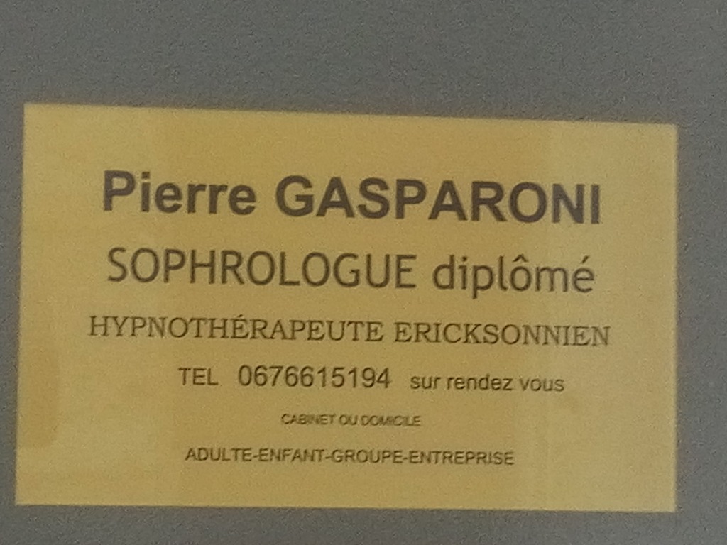 photo seance Pierre  GASPARONI